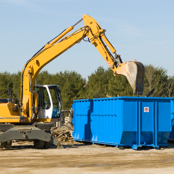 what happens if the residential dumpster is damaged or stolen during rental in Indian Lake TX